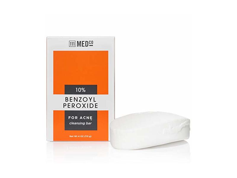 111MedCo Acne Cleansing Bar, 10% Benzoyl Peroxide, 4 oz/113 g