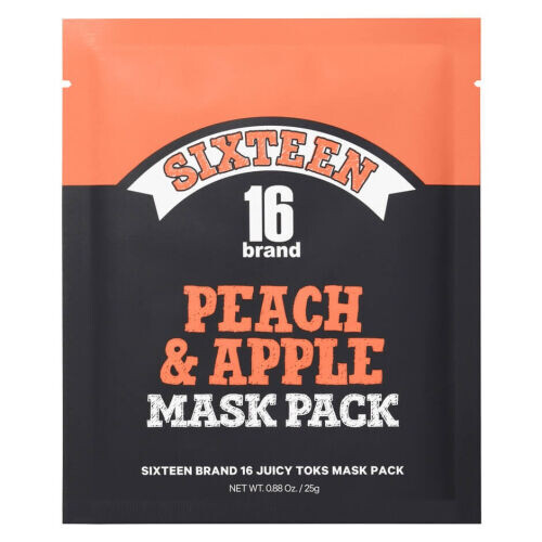 16 Juicy Toks Mask Pack Peach Apple