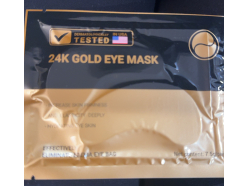 24K Gold Eye Mask, 7.5 g
