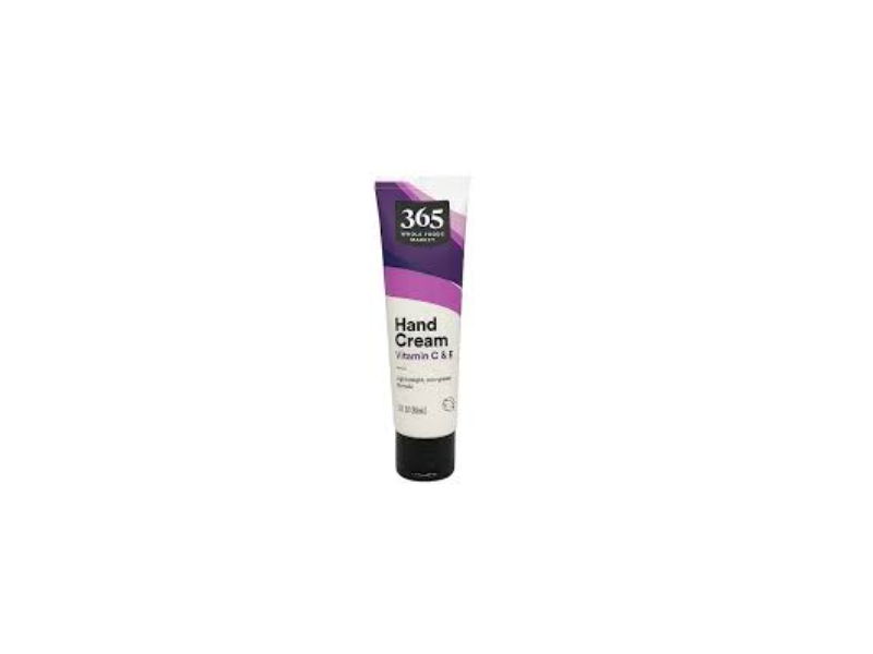 360 Whole Food Market Hand Cream, Vitamin C & E, 3 fl oz/88 mL