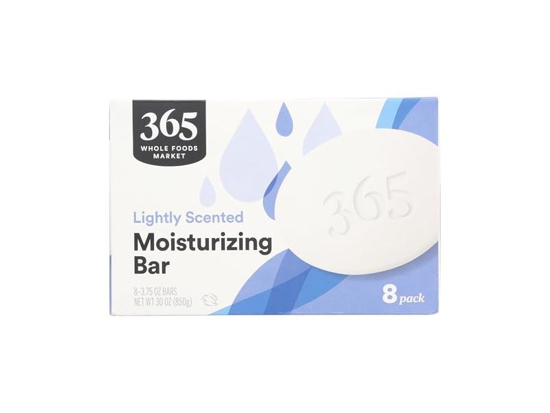 365 by Whole Foods Market Bar Soap, Lightly Scented, 3.75 oz, 8 Count