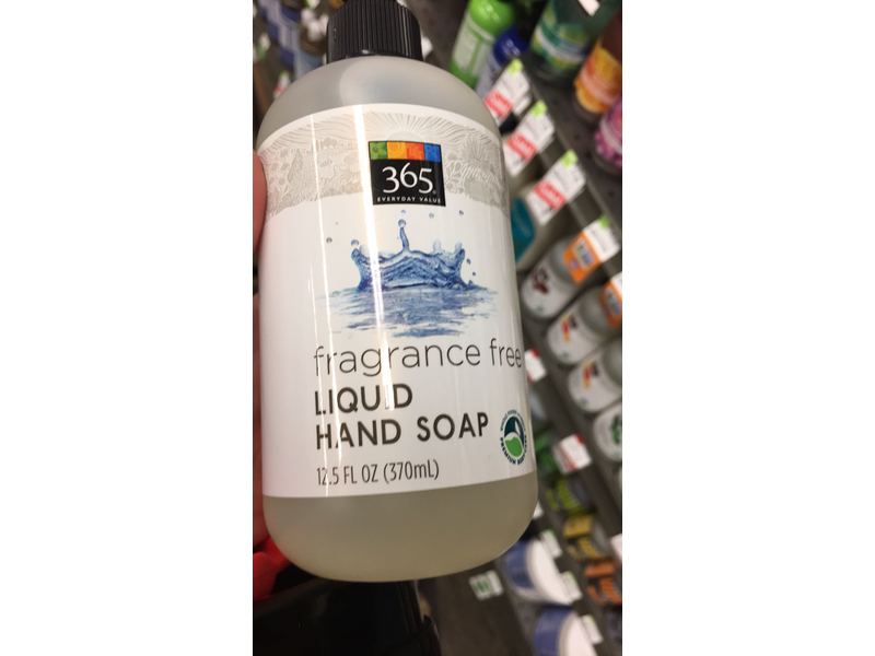 365 Everyday Value Liquid Hand Soap, Fragrance Free, 12.5 fl oz