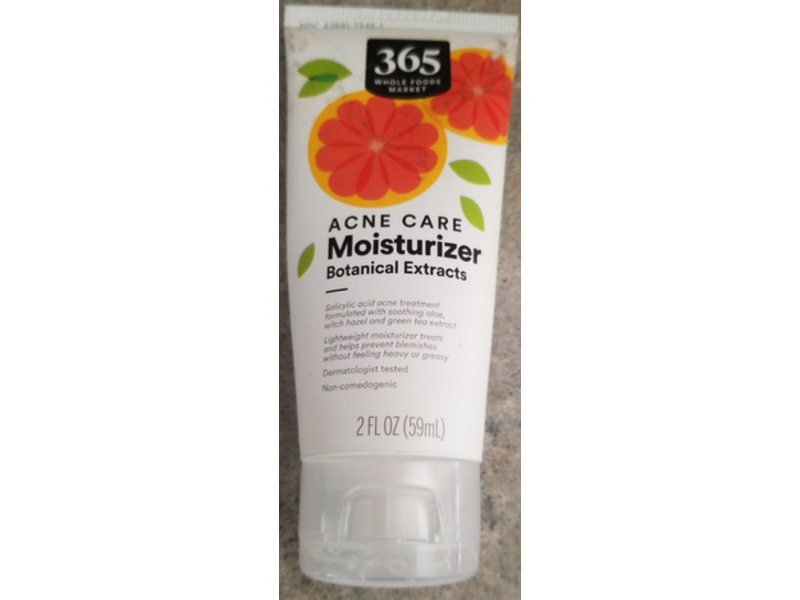 365 Whole Foods Market Acne Care Moisturizer Botanical Extracts, 2 fl oz / 59 ml
