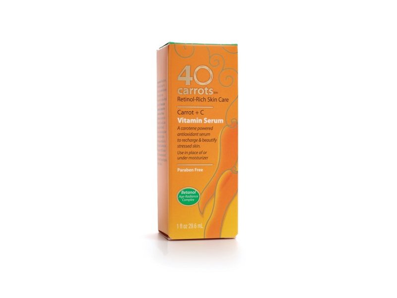 40 Carrots Carrot + C Vitamin Serum, 1-Ounce Boxes