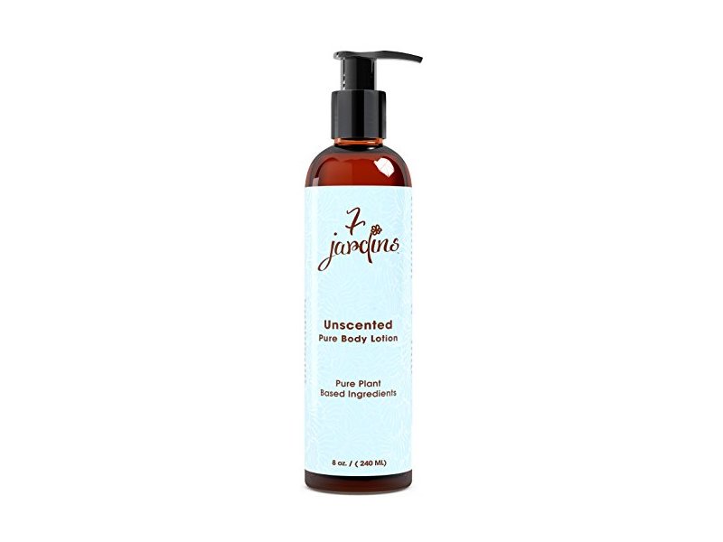 7 Jardins Unscented Pure Body Lotion, 8 fl oz