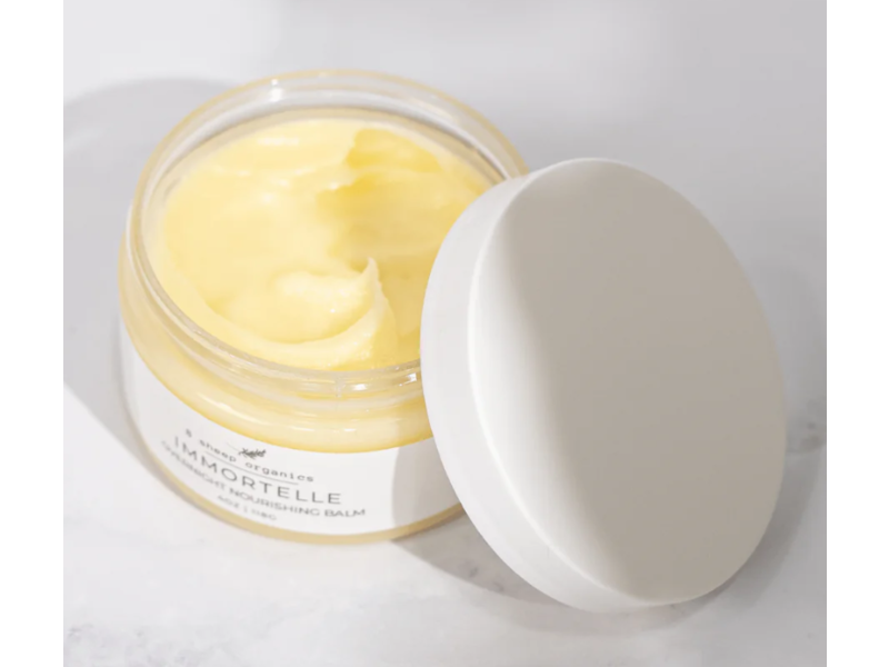 8 Sheep Organics Immortelle Overnight Nourishing Balm, 4 oz/118 g