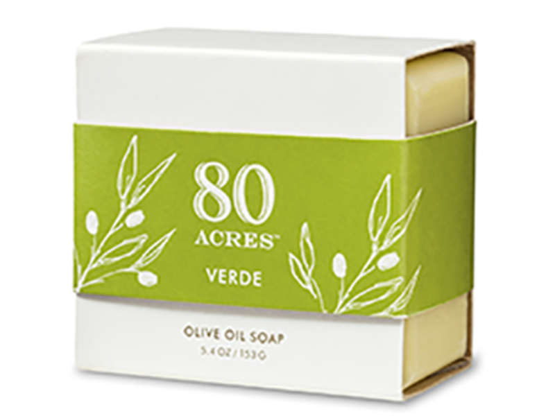 80 Acres Verde Soap, Olive Oil, 5.4 oz