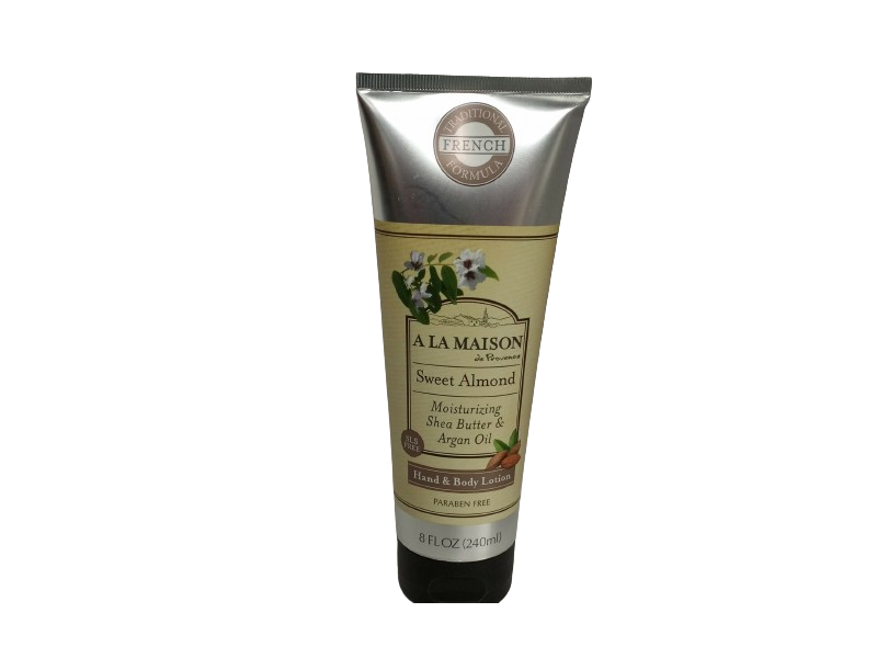 A La Maison De Provence Moisturizing Hand & Body Lotion, Sweet Almond, 8 fl oz/240 mL