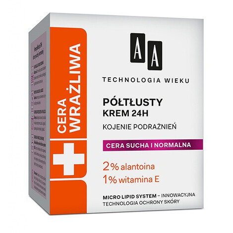 Age Technology | Semi Rich Face Cream 24H | Dry & Normal Skin