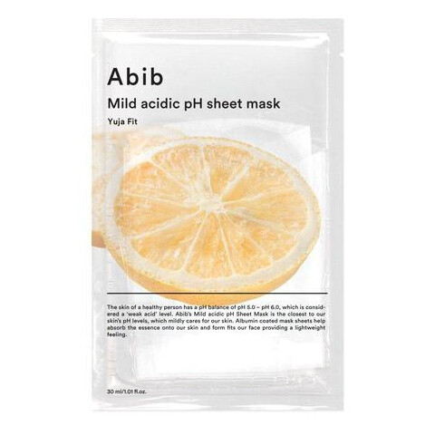 Mild Acidic PH Sheet Mask Yuja Fit