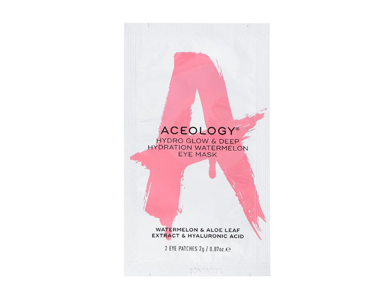 Aceology Hydro Glow & Deep Hydration Watermelon Eye Mask, 0.07 oz/2g 2 Eye Patches