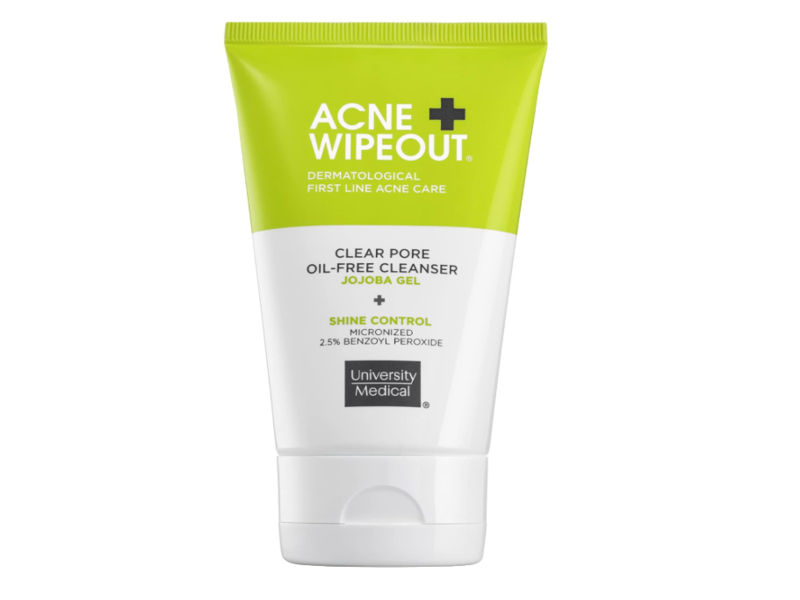 Acne+Wipeout Clear Pore Oil-Free Cleanser, 4 oz/120 mL