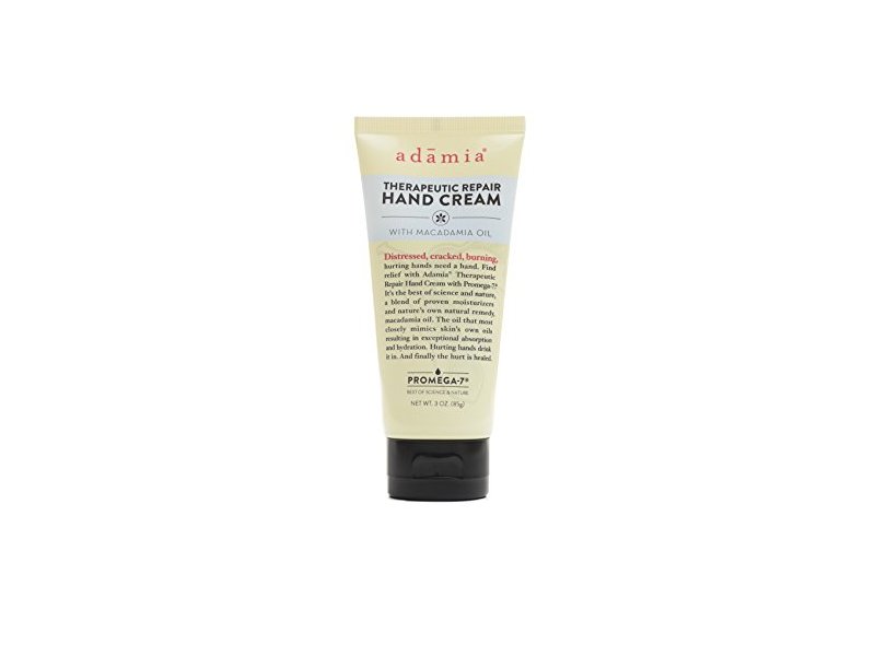 Adamia Therapeutic Repair Hand Cream, Macadamia Oil, 3 oz