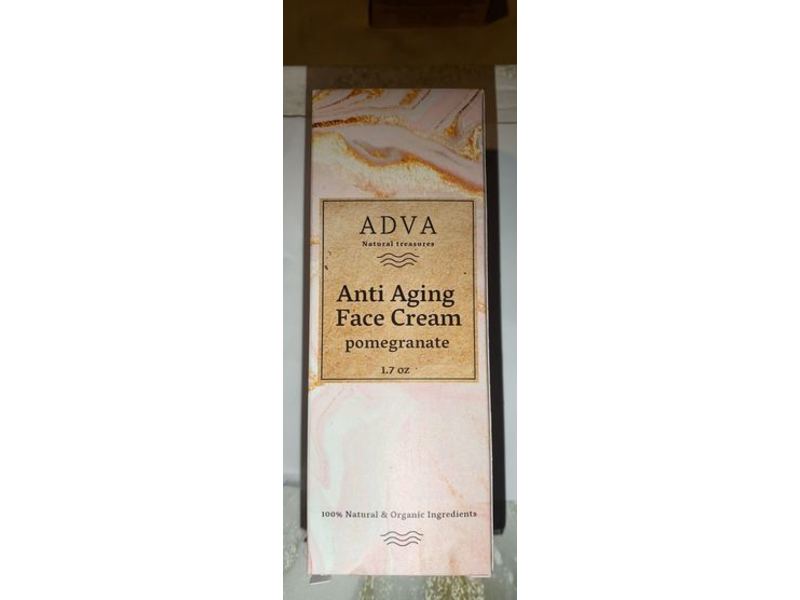 Adva Anti Aging Face Cream, Pomegranate, 1.7 oz
