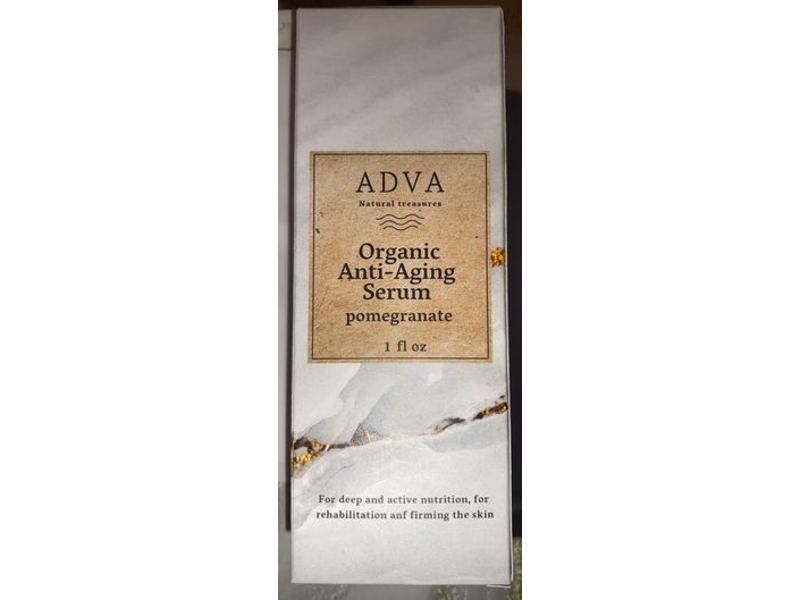 Adva Organic Anti-Aging Serum, Pomegranate, 1 fl oz
