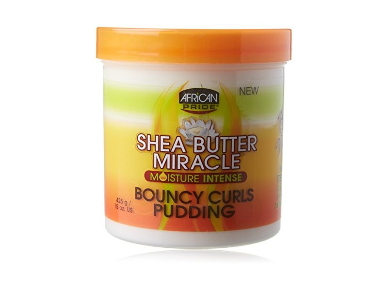 African Pride Shea Butter Miracle Bouncy Curls Pudding, 15 Ounce