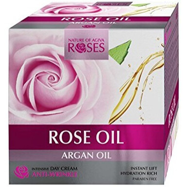 Rose Oil+Argan Oil+Marine Collagen -Intensive Day Cream Anti-Wrinkle