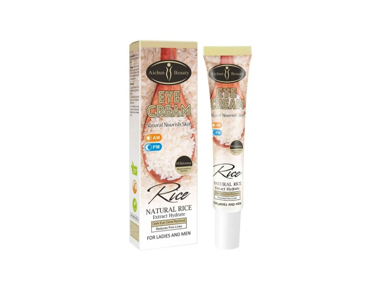 Aichun Beauty Eye Cream, Natural Rice Extract Hydrate, 25 mL