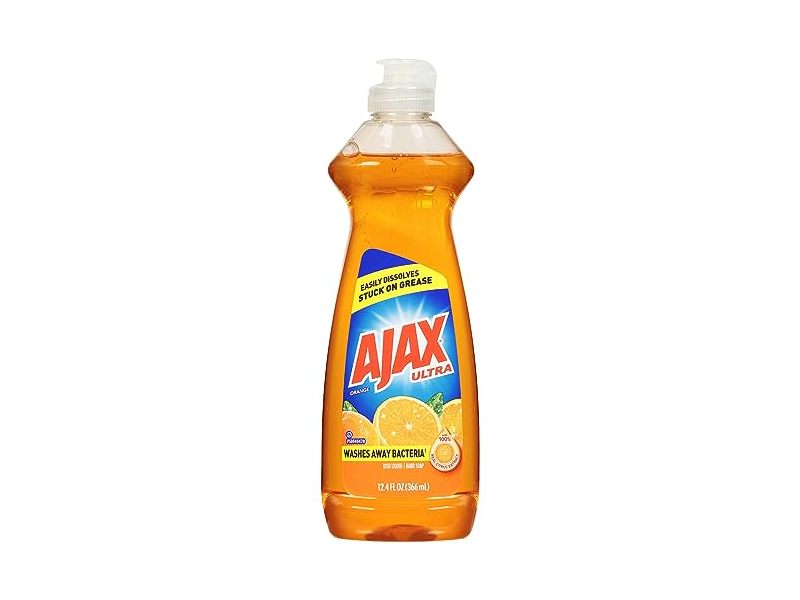 Ajax Triple Action Hand Dish, Orange, 12.4 fl oz/366 mL