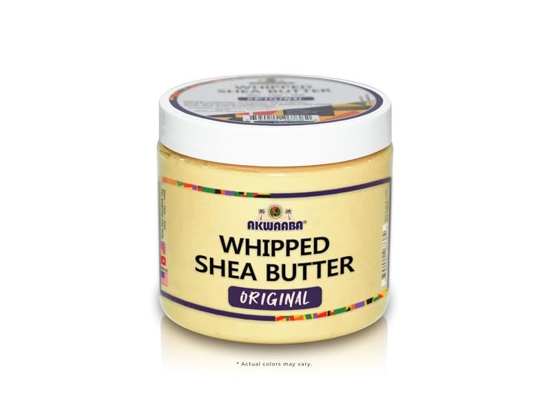Akwaaba Whipped Shea Butter, Original, 12 oz