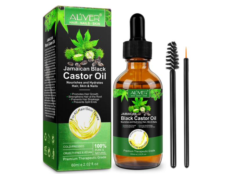 Al'iver Jamaican Black Castor Oil, 2.02 fl oz/60 mL