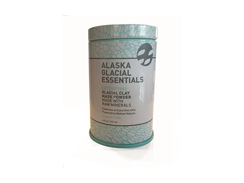 Alaska Glacial Essential Clay Mask Powder, Detoxifying, Raw Mineral, 4.5 oz/133 mL
