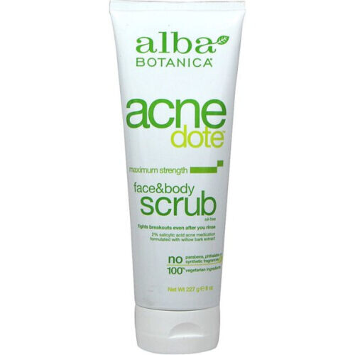 Acnedote Maximum Strength Face & Body Scrub