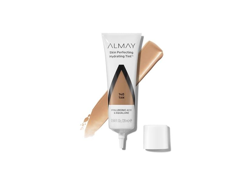Almay Skin Perfecting Hydrating Tint, 140 Tan, 0.94 fl oz/28 mL