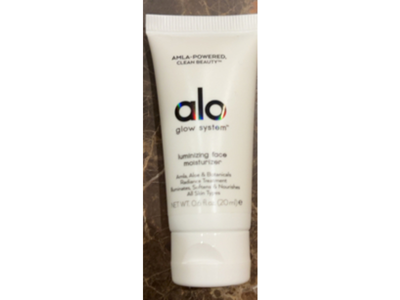 Alo Glow System Luminizing Face Moisturizer Cream, 0.6 fl oz/20 mL
