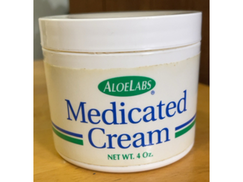 Aloe Labs Medicated Cream, 4 oz