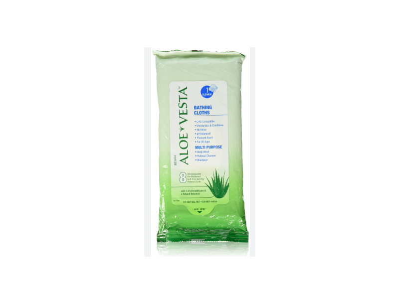 Aloe Vesta Bathing Cloths, 8 Count