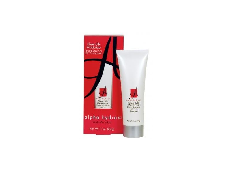 Alpha Hydrox Sheer Silk Moisturizer SPF 15, 1 Ounce