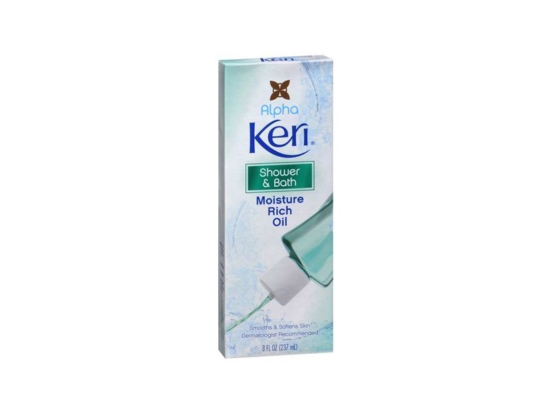 Alpha Keri Shower and Bath Moisture Rich Oil, 8 oz.