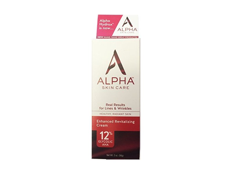 Alpha Skin Care (Alpha hydrox) Facial Enhanced revitalizing Cream 12% Gycolic, 2 oz.