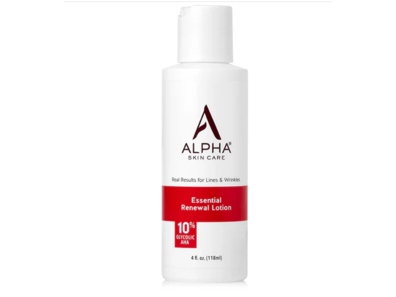 Alpha Skin Care Essential Renewal Lotion, 10% Glycolic AHA, 4 fl oz/118 mL