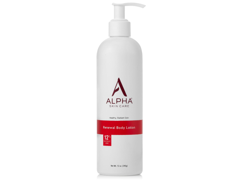 Alpha Skin Care Renewal Body Lotion, Glycolic AHA, 12 oz/340 g