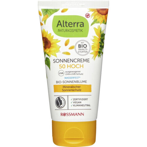 Sonnencreme LSF 50 Hoch