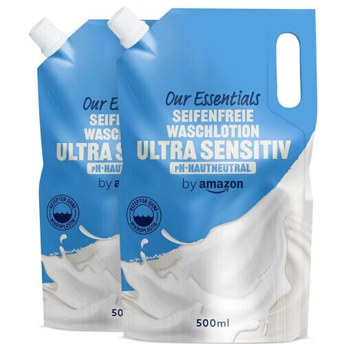 Our Essentials By Amazon Liquid Soap - Ultra Sensitive (seifenfreie Waschlotion Ultra Sensitive)