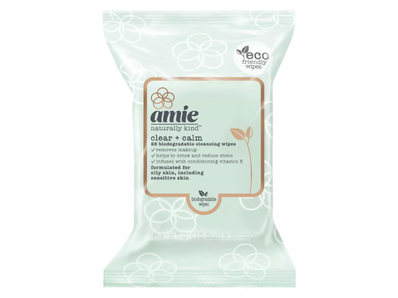 Amie Clear And Calm Cleansing Wipes, 25 Count
