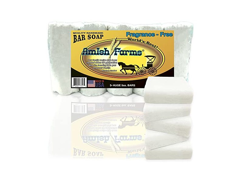 Amish Farms Bar Soap, 5 oz, 5 Bars