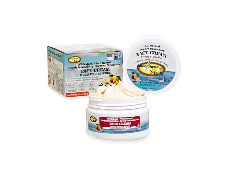 Amish Farms Tallow Face Cream, 1.8 oz/50 g