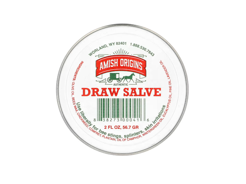 Amish Origins Authentic Draw Salve, 2 fl oz/56.7 g