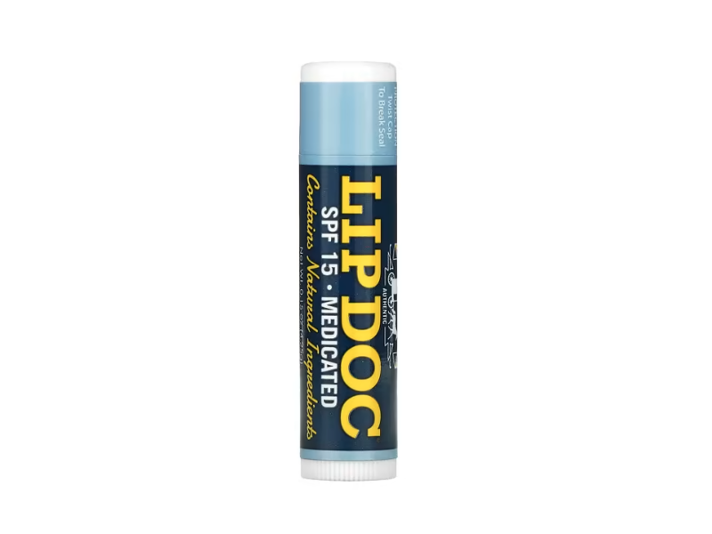 Amish Origins Lip Doc, Medicated, SPF 15, 0.15 oz/4.25 g, Pack Of 2