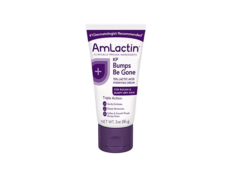 AmLactin KP Bumps Be Gone Hydrating Cream, 15% Lactic Acid, 3 oz/85 g