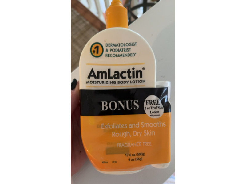 AmLactin Moisturizing Body Lotion, 17.6 oz/500 g