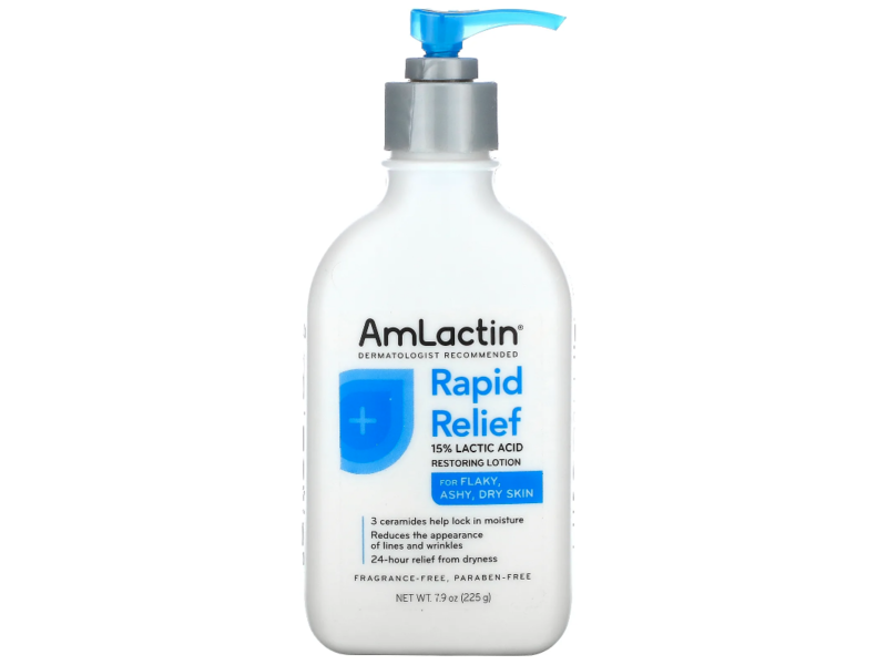 Amlactin Rapid Relief Restoring Lotion, Fragrance-Free, 7.9 oz/225 g