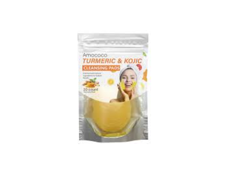 Amococo Turmeric & Kojic Cleansing Pads, 20 Count