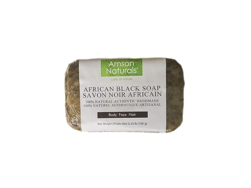 Amson Naturals African Black Soap, 150 g