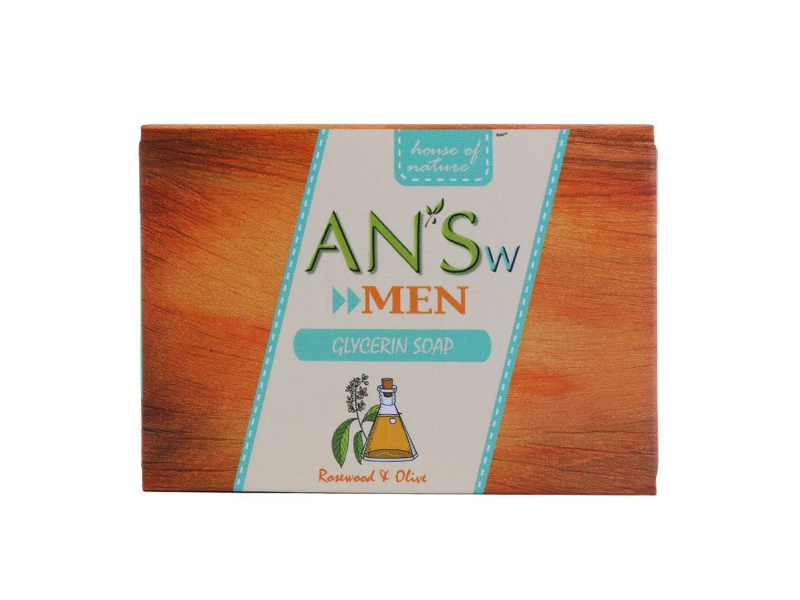 An'sw Glycerin Soap, Rosewood & Olive, 100 g