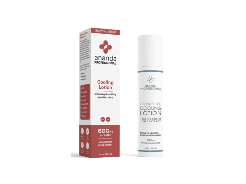Ananda Professional Cooling Lotion, Refreshing & Soothing, 4 fl oz/120 mL